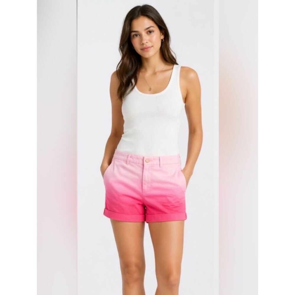 Gap Khakis By Gap Ombré Boyfriend Shorts